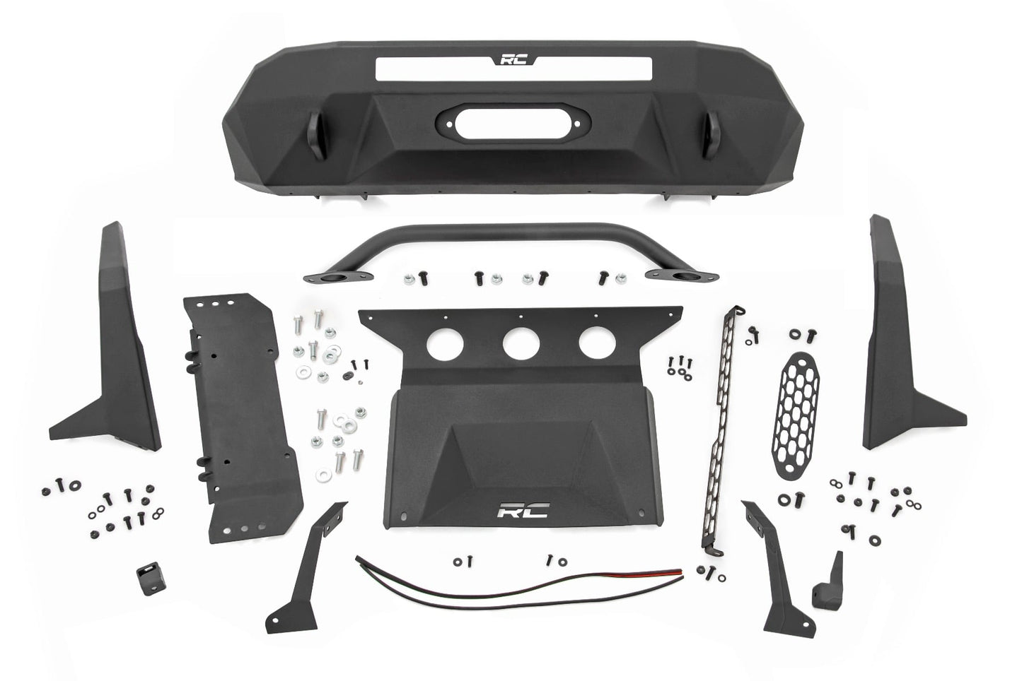 Front Bumper | High Clearance | 12000-Lb Pro Series Winch | Synthetic Rope Toyota Tacoma 4WD (16-23) - Image 6