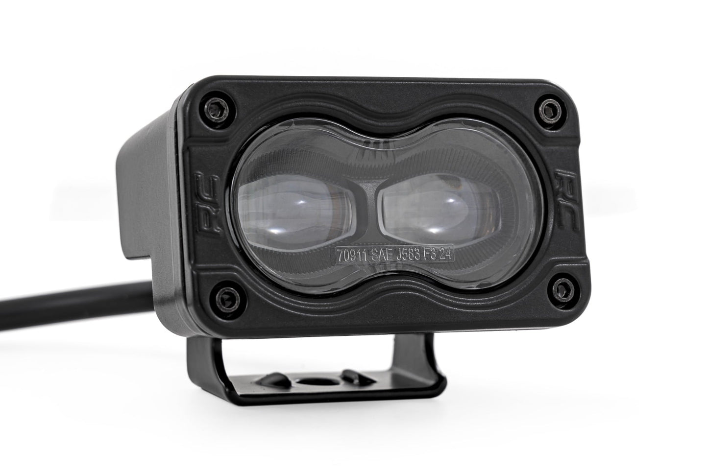 3x1.75 Inch Black Series LED Slim Aux | SAE Fog | Pair - Image 2