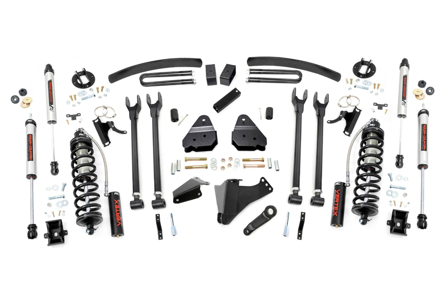 6 Inch Lift Kit | Gas | 4 Link | OVLD | C/O V2 | Ford F-250/F-350 Super Duty (05-07)