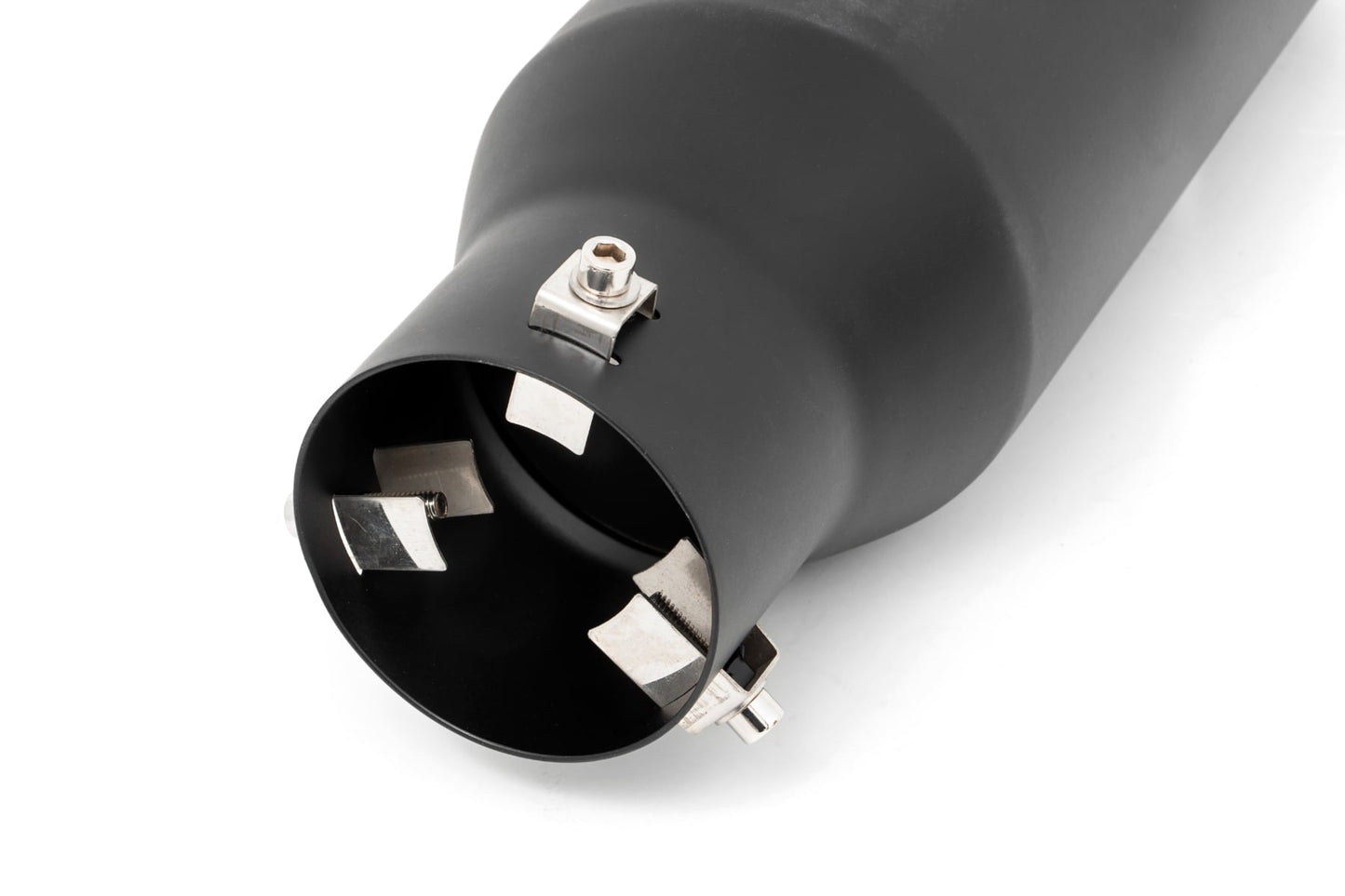 Exhaust Tip | Black | RC Logo | 2.5-3.125 Inch Pipe - Image 3