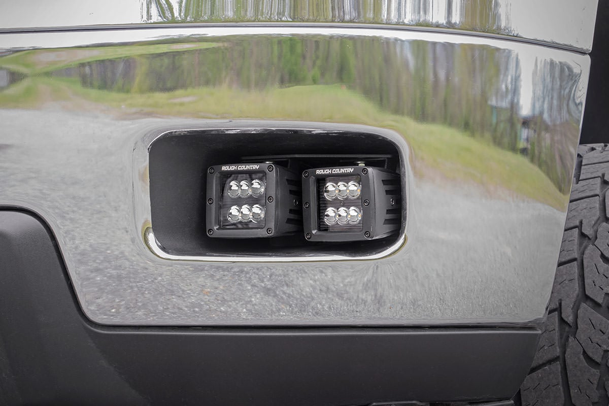 LED Light Kit | Fog Mount | Dual 2" Black Pair | Chevy Silverado 2500 HD/3500 HD (11-14) - Image 5