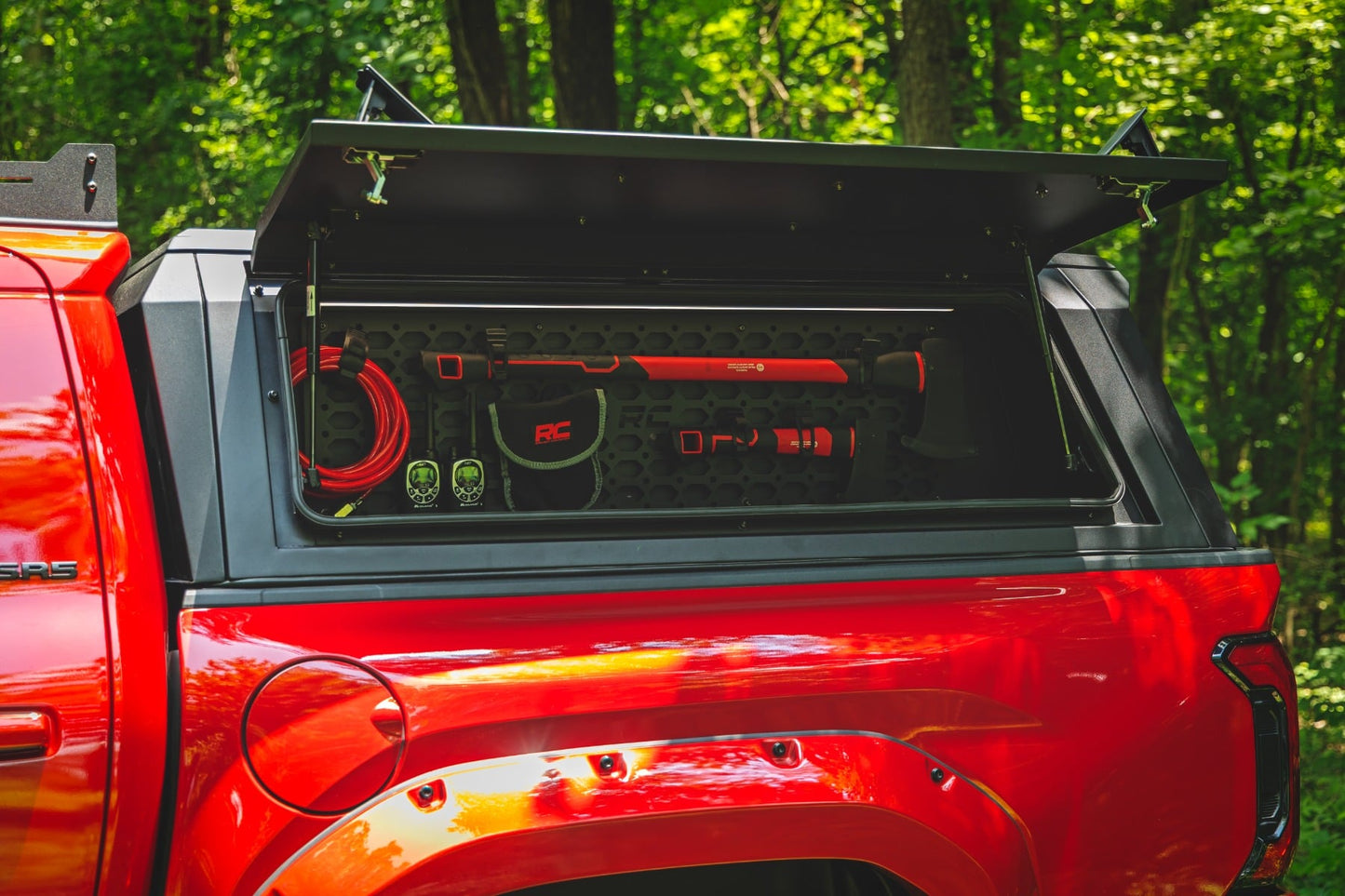 Bed Cap Molle Panel Side Storage Bin | Drivers Side | Toyota Tacoma (24-26) - Image 6