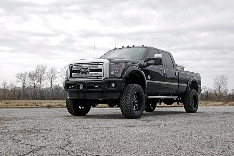 LED Light Kit | Grill Mount | 30" Black Single Row | Ford F-250/F-350 Super Duty (11-16) - Image 5