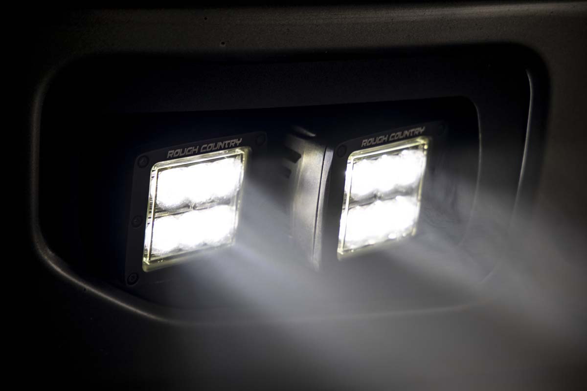 LED Light Kit | Fog Mount | Dual 2" Black Pairs | Spot/Flood | Ford F-150 (15-17) - Image 6