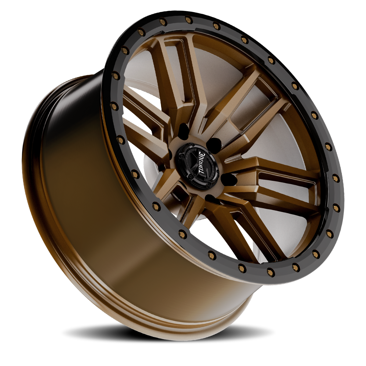Torque Pritchett | Bronze w/Black Lip | 20x9 | 6x135 | -12mm - Image 4