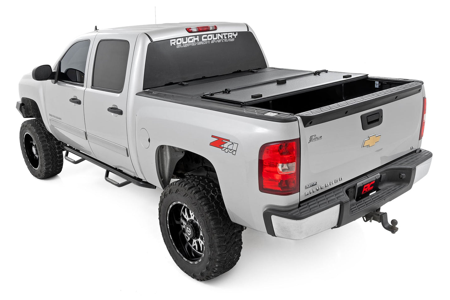Hard Tri-Fold Flip Up Bed Cover | 5'9" Bed | Chevy/GMC 1500 (07-13) - Image 4