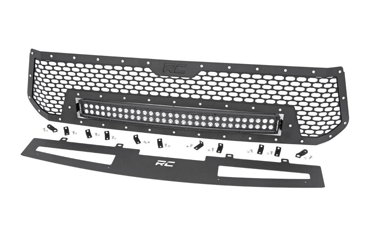 Mesh Grille | 30" Dual Row LED | Black | Toyota Tundra 2WD/4WD (2014-2017) - Image 2