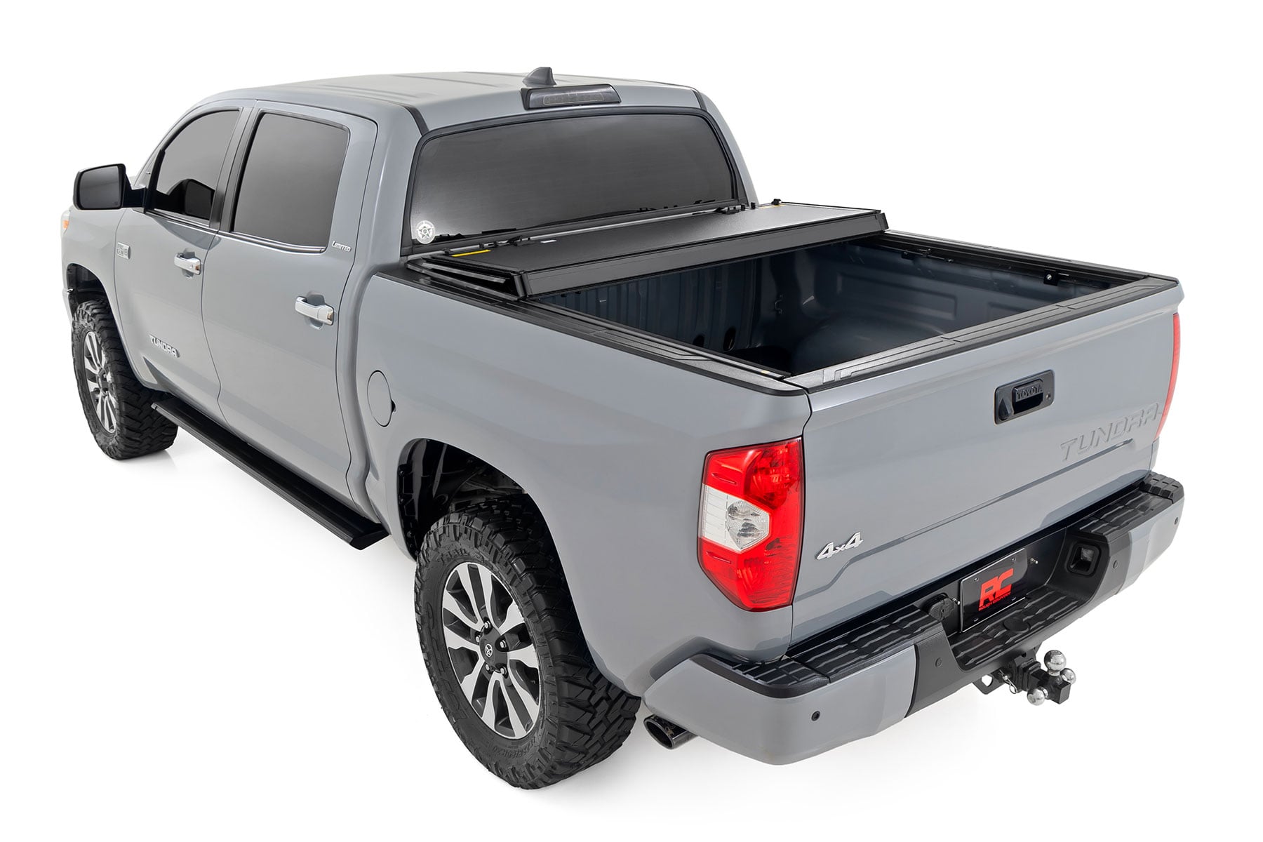Hard Tri-Fold Flip Up Bed Cover | 5'7" Bed | Toyota Tundra 2WD/4WD (07-21) - Image 4