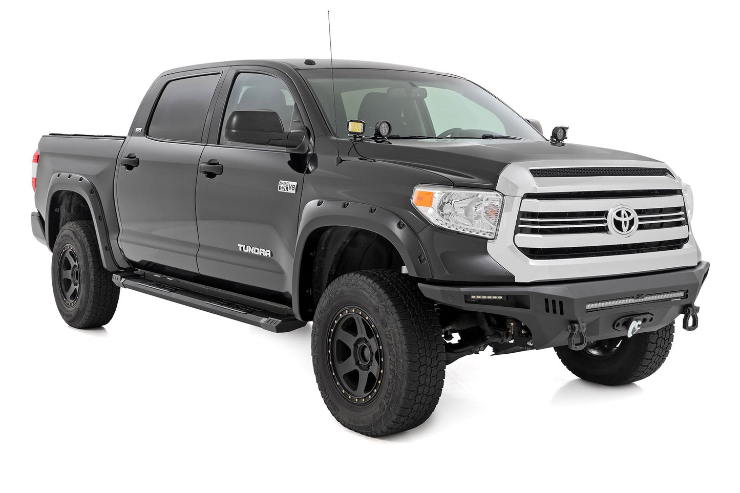 HD2 Aluminum Running Boards | Crewmax Cab | Toyota Tundra 2WD/4WD (2007-2021) - Image 2
