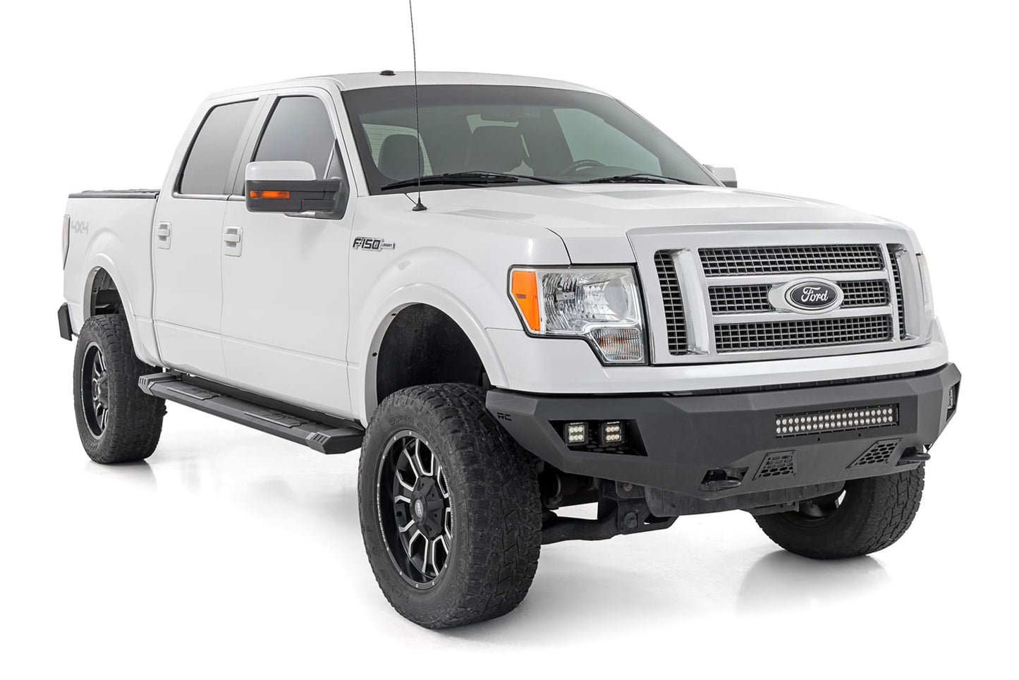 HD2 Aluminum Running Boards | Super Crew Cab | Ford F-150 2WD/4WD (2009-2014) - Image 2