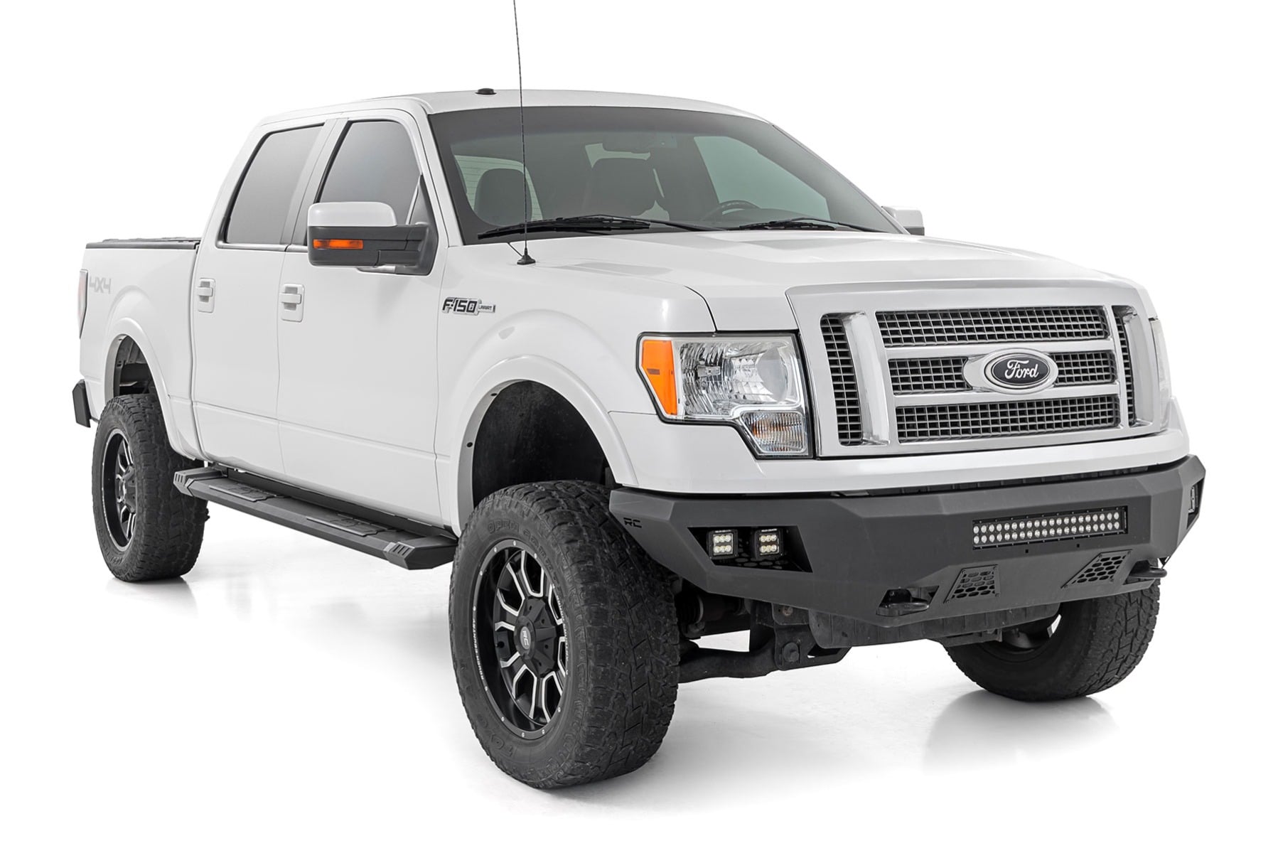 HD2 Aluminum Running Boards | Super Crew Cab | Ford F-150 2WD/4WD (2009-2014) - Image 2