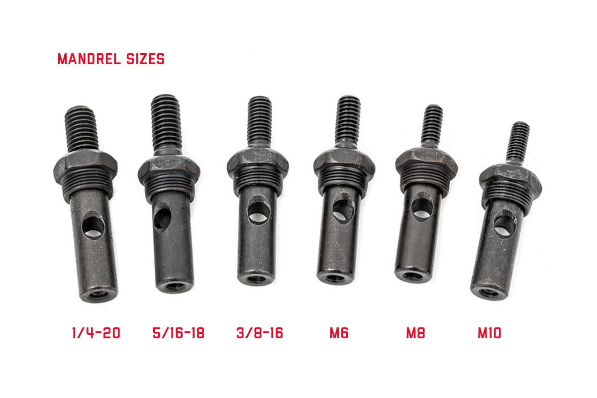Nutsert Toolkit - 10 Piece System W/Quick Change Mandrel Set - Image 5