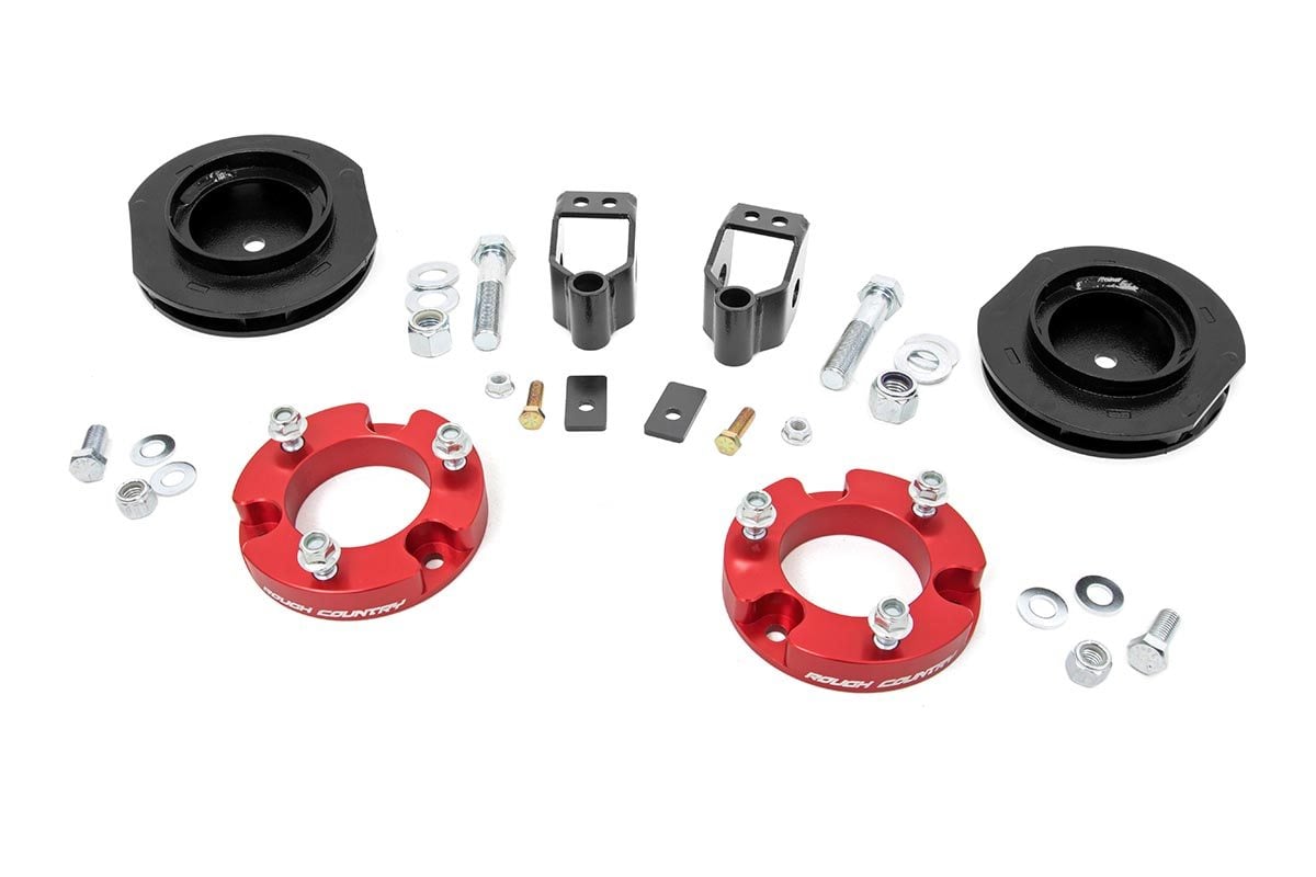 2 Inch Lift Kit | X-REAS | Red Spacers | Toyota 4Runner 2WD/4WD (2010 ...