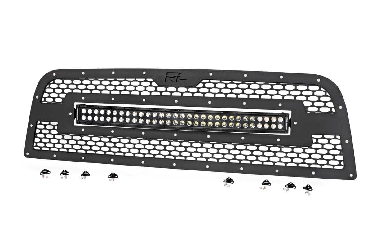 Mesh Grille | 30" Dual Row LED | Black | Ram 2500/3500 2WD/4WD (2013-2018) - Image 2