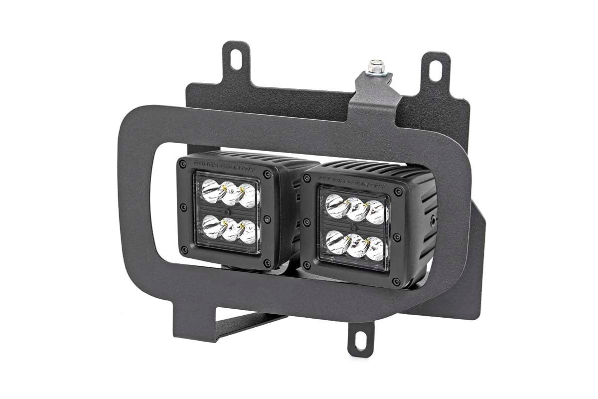 LED Light Kit | Fog Mount | Dual 2" Black Pairs | Flood | Ford F-150 (15-17) - Image 2