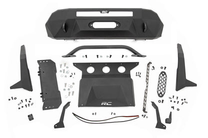 Front Bumper | High Clearance | 12000-Lb Pro Series Winch | Synthetic Rope Toyota Tacoma 4WD (16-23) - Image 6