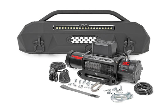 Front Bumper | Hybrid | 20" Blk DRL LED | 9500S | Toyota Tacoma (16-23)