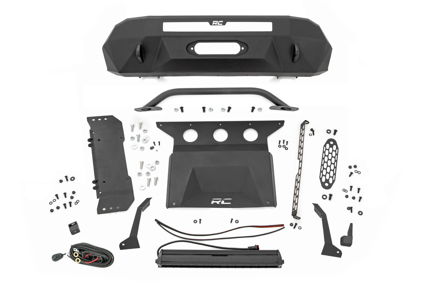 Front Bumper | Hybrid | 20" Blk LED | Toyota Tacoma 2WD/4WD (2016-2023) - Image 4
