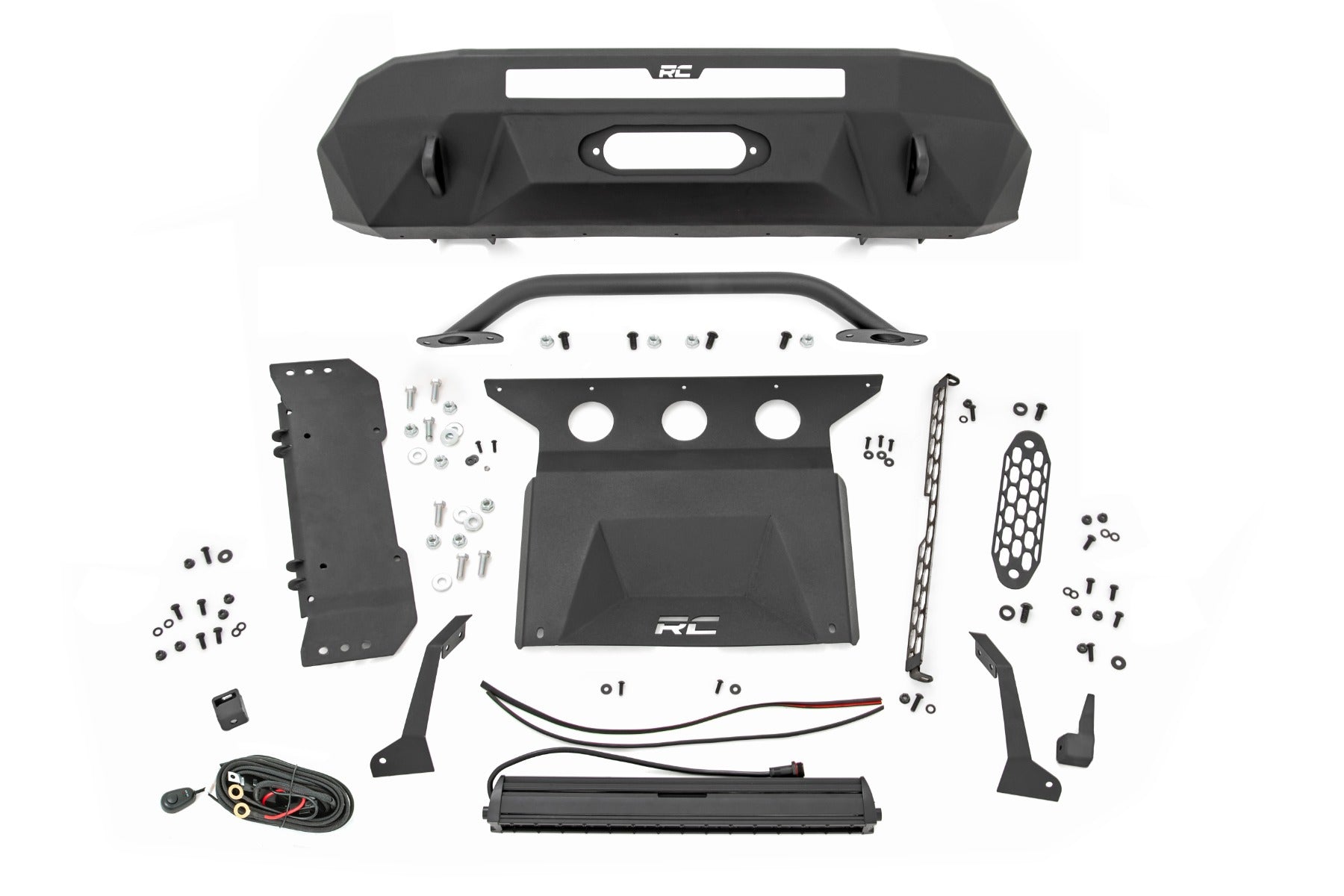 Front Bumper | Hybrid | 20" Blk LED | Toyota Tacoma 2WD/4WD (2016-2023) - Image 4