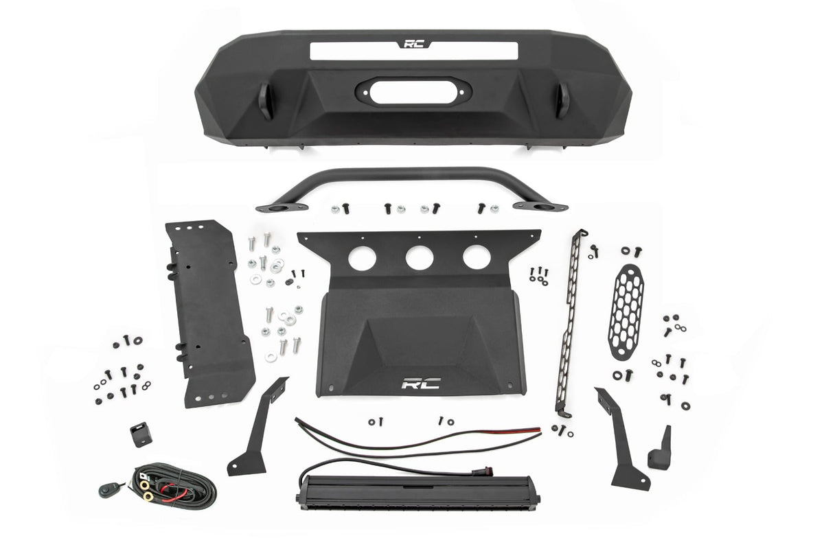 Front Bumper | Hybrid | 20" Blk DRL LED | Toyota Tacoma 2WD/4WD (2016-2023) - Image 4