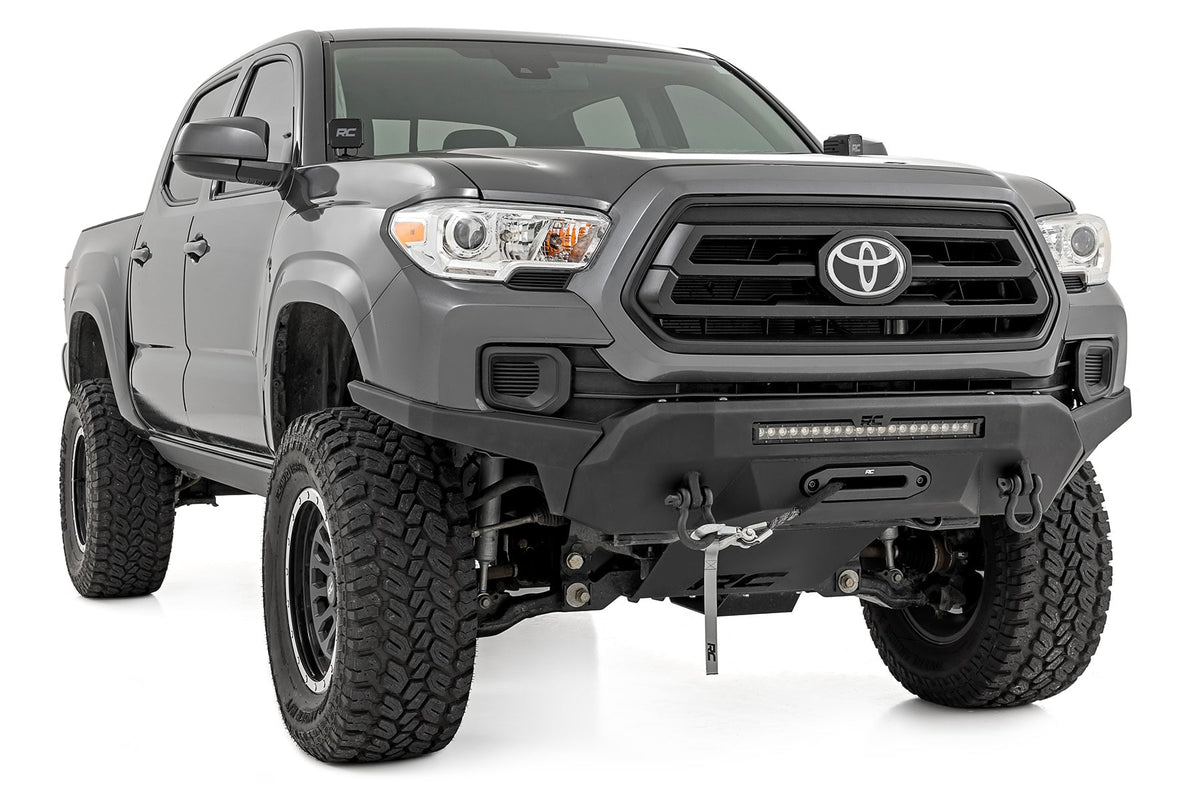 Front Bumper | Hybrid | 20" Blk White DRL LED | Toyota Tacoma 2WD/4WD (16-23) - Image 4