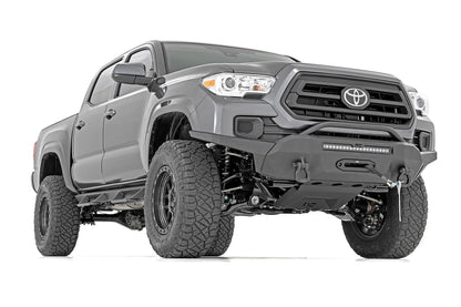 Front Bumper | Hybrid | 20" Blk LED | 9500-Lb Winch Syn | Toyota Tacoma (16-23) - Image 2