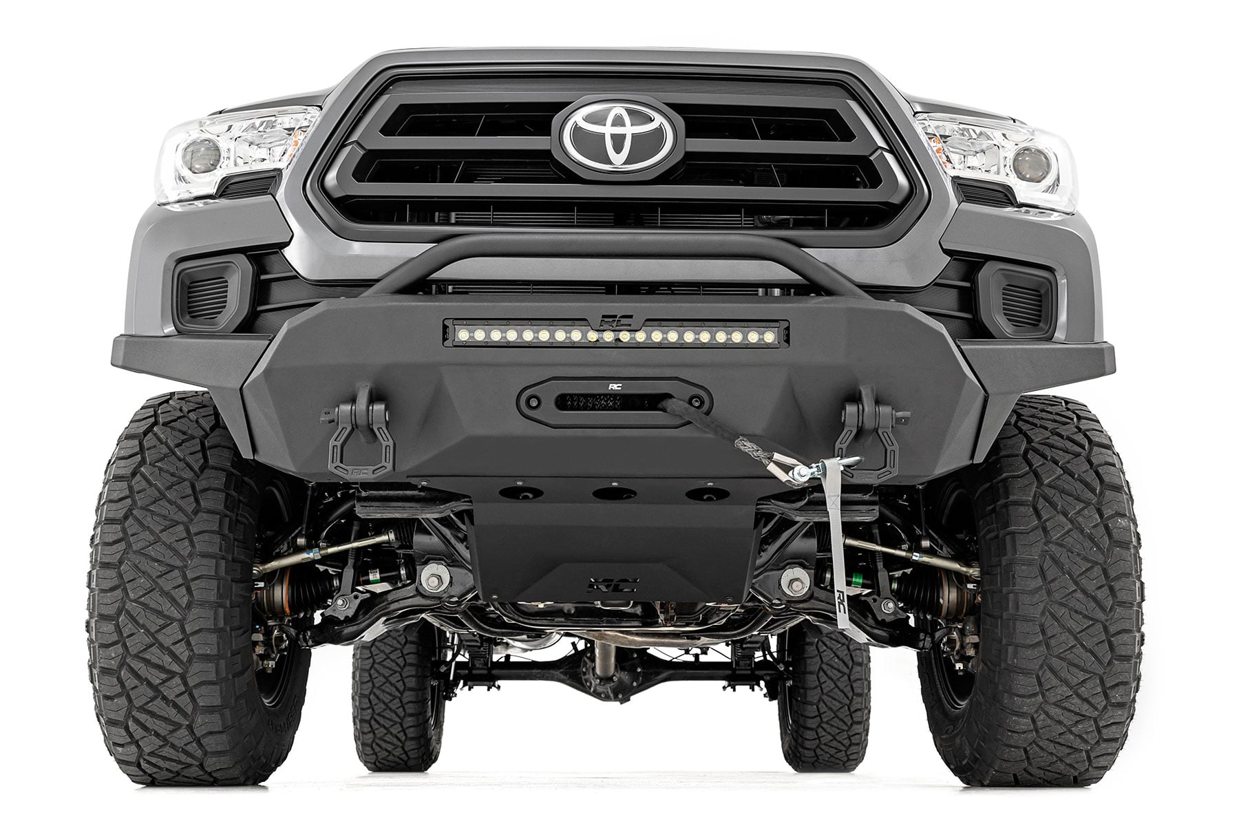 Front Bumper | High Clearance | Hybrid | 20" Blk DRL LED | Toyota Tacoma (16-23) - Image 2