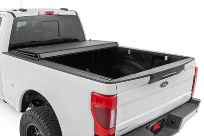 Hard Tri-Fold Flip Up Bed Cover | 6'10" Bed | Ford F-250/F-350 Super Duty (17-26) - Image 5