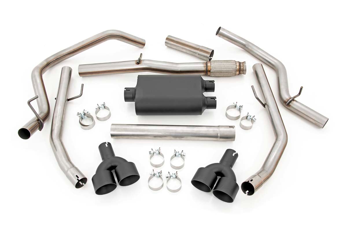 Performance Exhuast | Stainless | Crew/Dbl | RR Exit | Chevy/GMC Sierra/Silverado 1500 (19-26) - Image 2