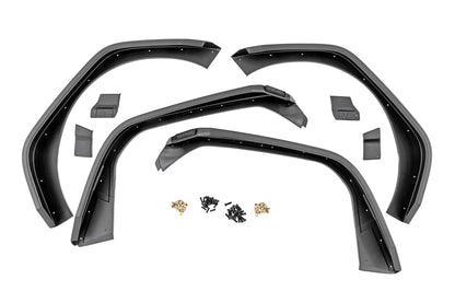 High Clearance LED Flat Fender Flare Kit | UV Treated | Jeep Wrangler JL (2018-2026) - Image 2
