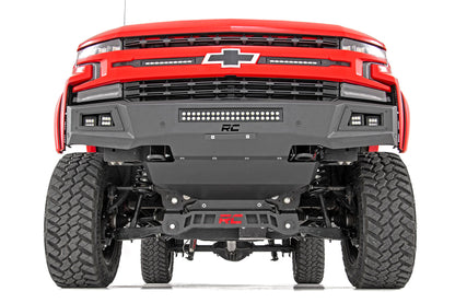 High Clearance Front Bumper | LED Lights & Skid Plate | Chevy Silverado 1500 (19-22) - Image 3