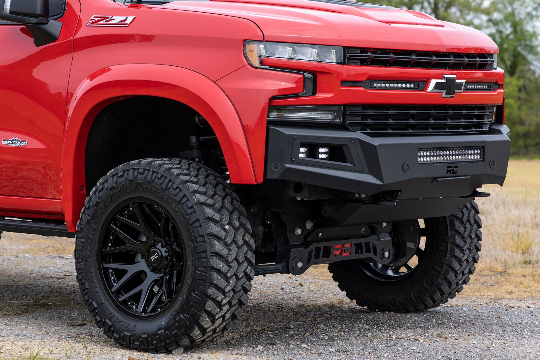 High Clearance Front Bumper | LED Lights & Skid Plate | Chevy Silverado 1500 (19-22) - Image 6