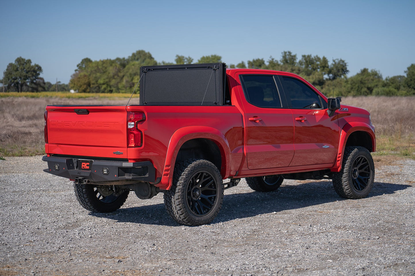 Hard Tri-Fold Flip Up Bed Cover | 5'10" Bed | Chevy/GMC Sierra 1500 (19-26)/Silverado 1500 (19-26) - Image 5