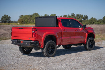 Hard Tri-Fold Flip Up Bed Cover | 5'10" Bed | Chevy/GMC Sierra 1500 (19-26)/Silverado 1500 (19-26) - Image 5