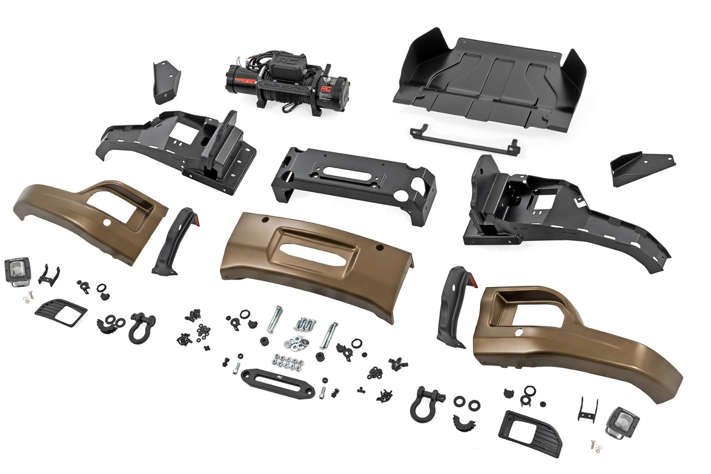 Front FXS Bumper | 12000S | GXN Harvest Bronze | Chevy Silverado 1500 2WD/4WD (2023-2026) - Image 6