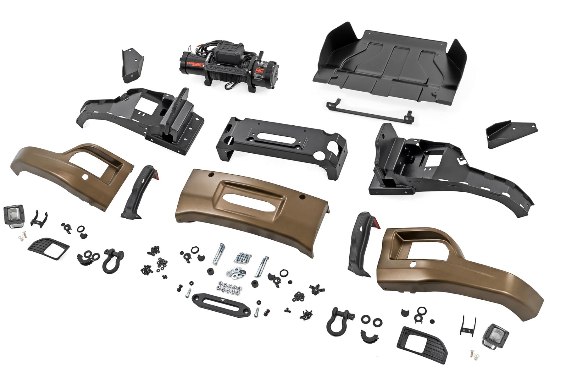 Front FXS Bumper | 12000S | GXN Harvest Bronze | Chevy Silverado 1500 2WD/4WD (2023-2026) - Image 6