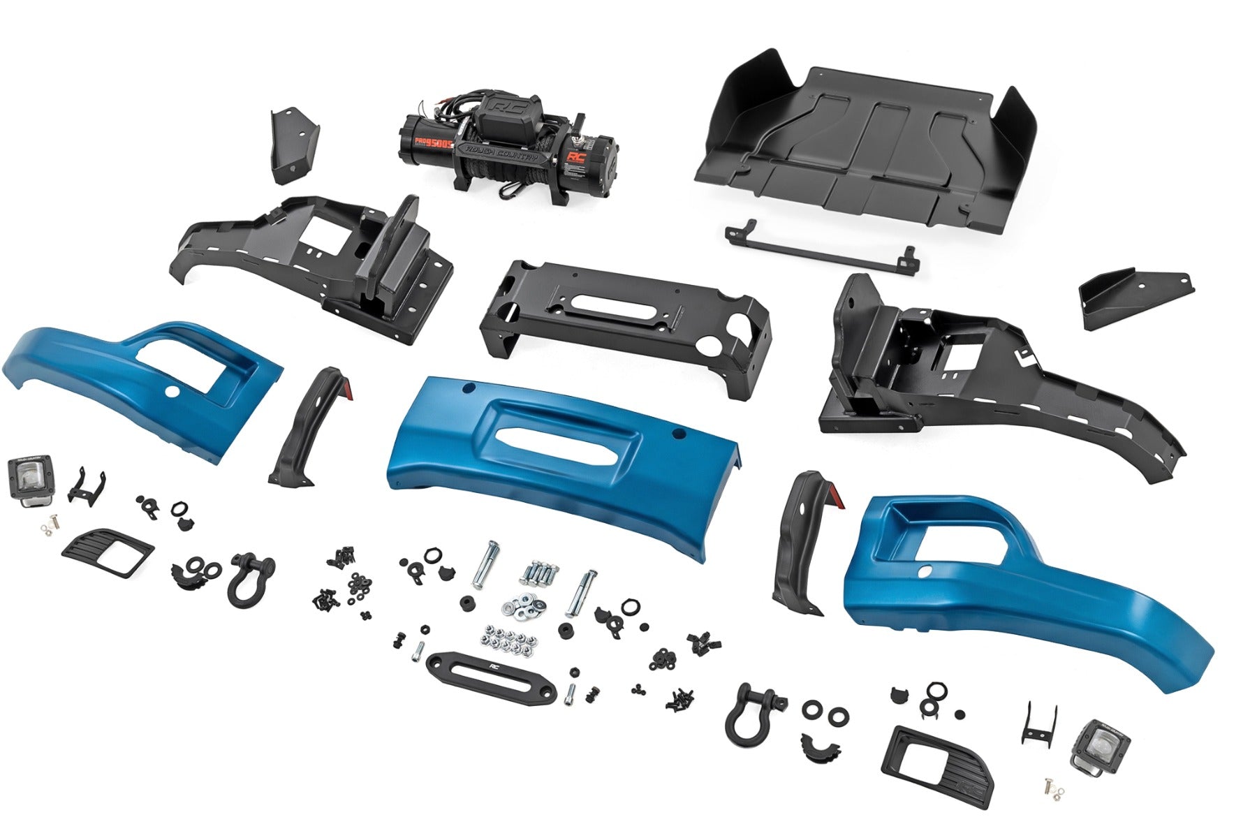 Front FXS Bumper | 12000S | GXP Lakeshore Blue | Chevy Silverado 1500 2WD/4WD (2023-2026) - Image 6