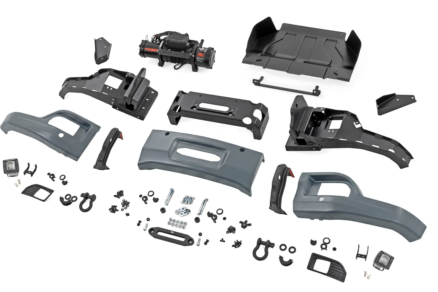Front FXS Bumper | 12000S | GNO Slate Gray | Chevy Silverado 1500 2WD/4WD (2023-2026) - Image 6