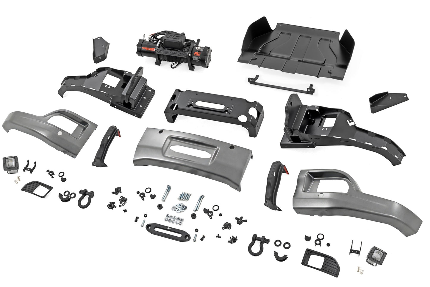 Front FXS Bumper | 12000S | GXD Sterling Grey Metallic | Chevy Silverado 1500 (2023-2026) - Image 6