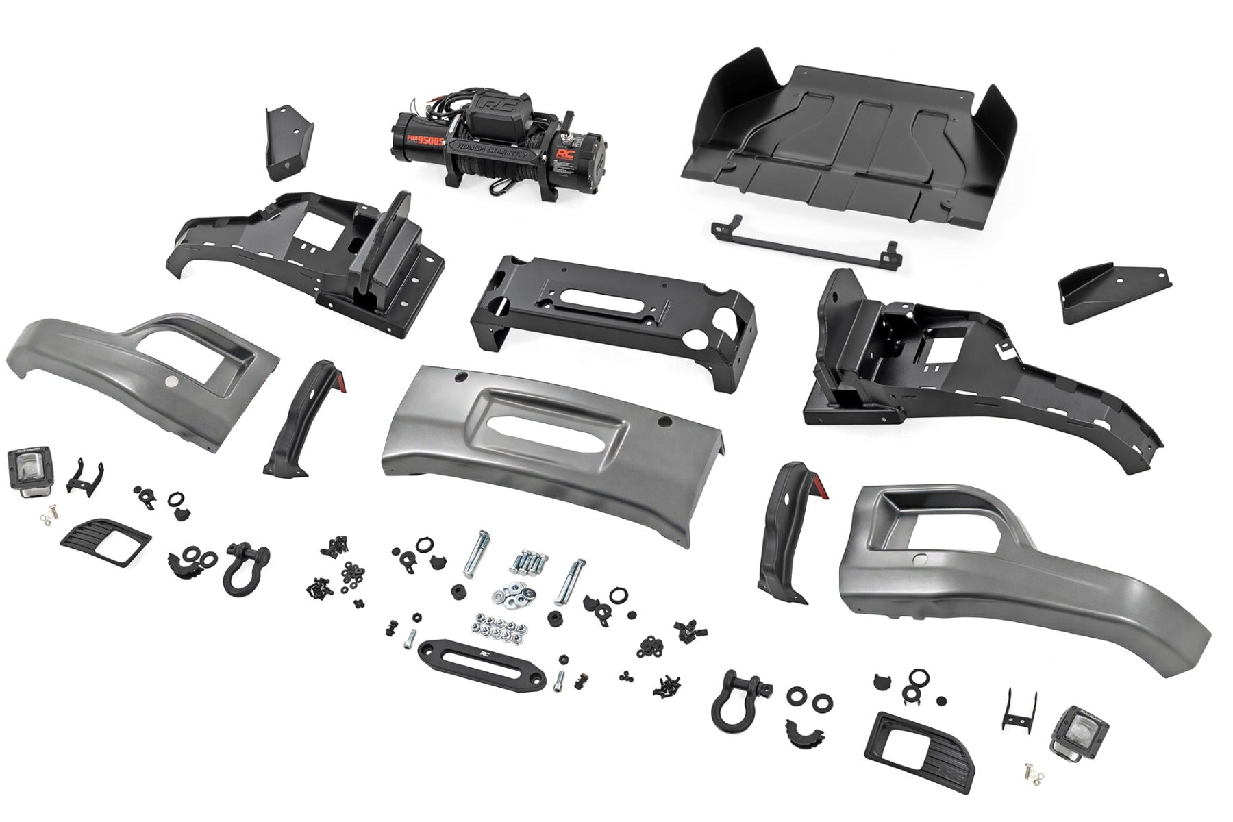 Front FXS Bumper | 12000S | GXD Sterling Grey Metallic | Chevy Silverado 1500 (2023-2026) - Image 6
