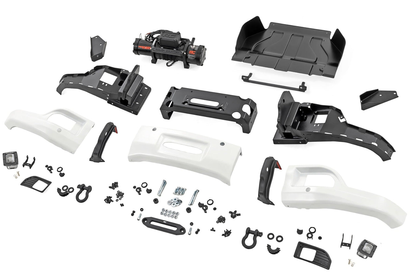 Front FXS Bumper | 12000S | GAZ Summit White | Chevy Silverado 1500 2WD/4WD (2023-2026) - Image 6