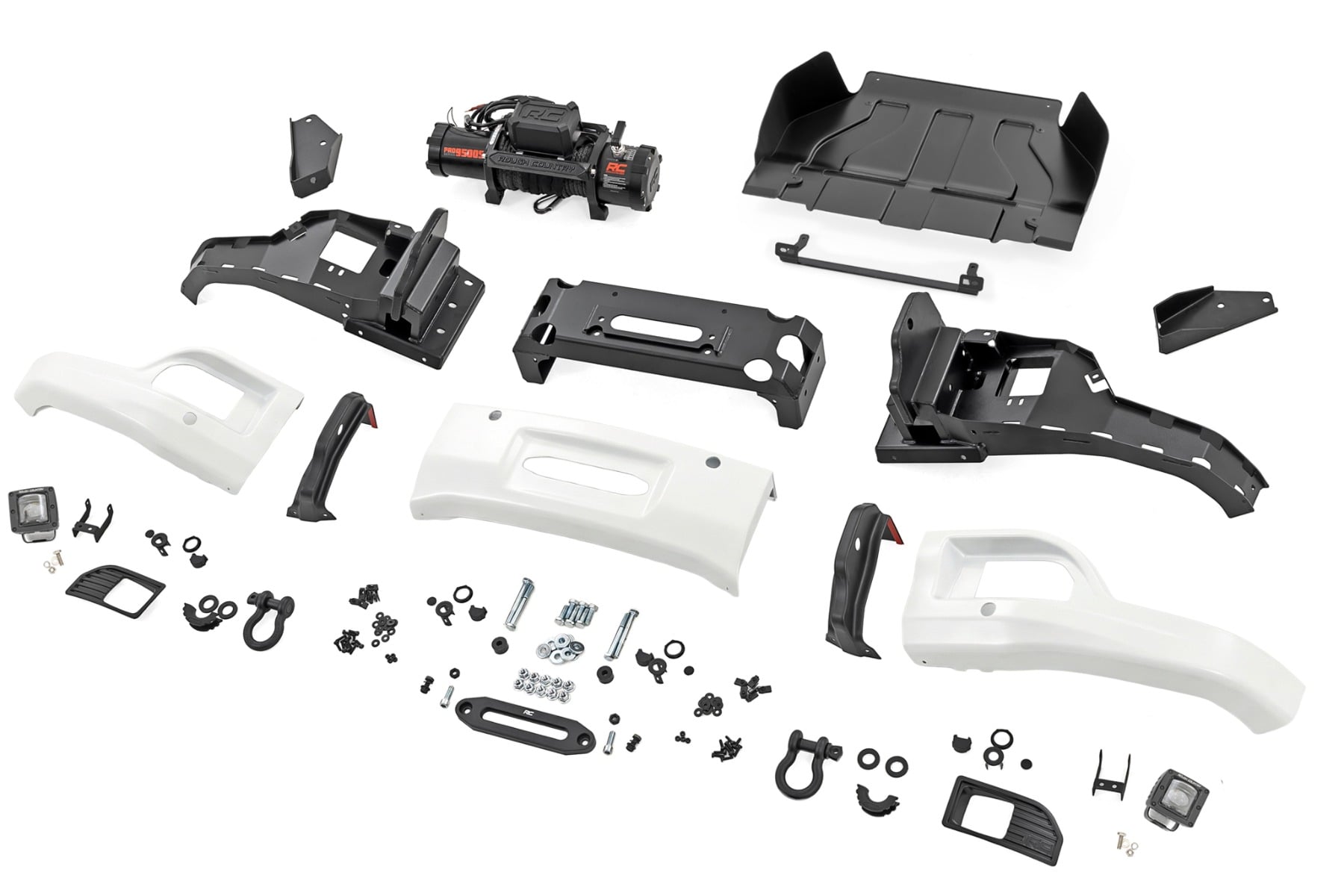 Front FXS Bumper | 12000S | GAZ Summit White | Chevy Silverado 1500 2WD/4WD (2023-2026) - Image 6