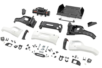 Front FXS Bumper | 12000S | GAZ Summit White | Chevy Silverado 1500 2WD/4WD (2023-2026) - Image 6