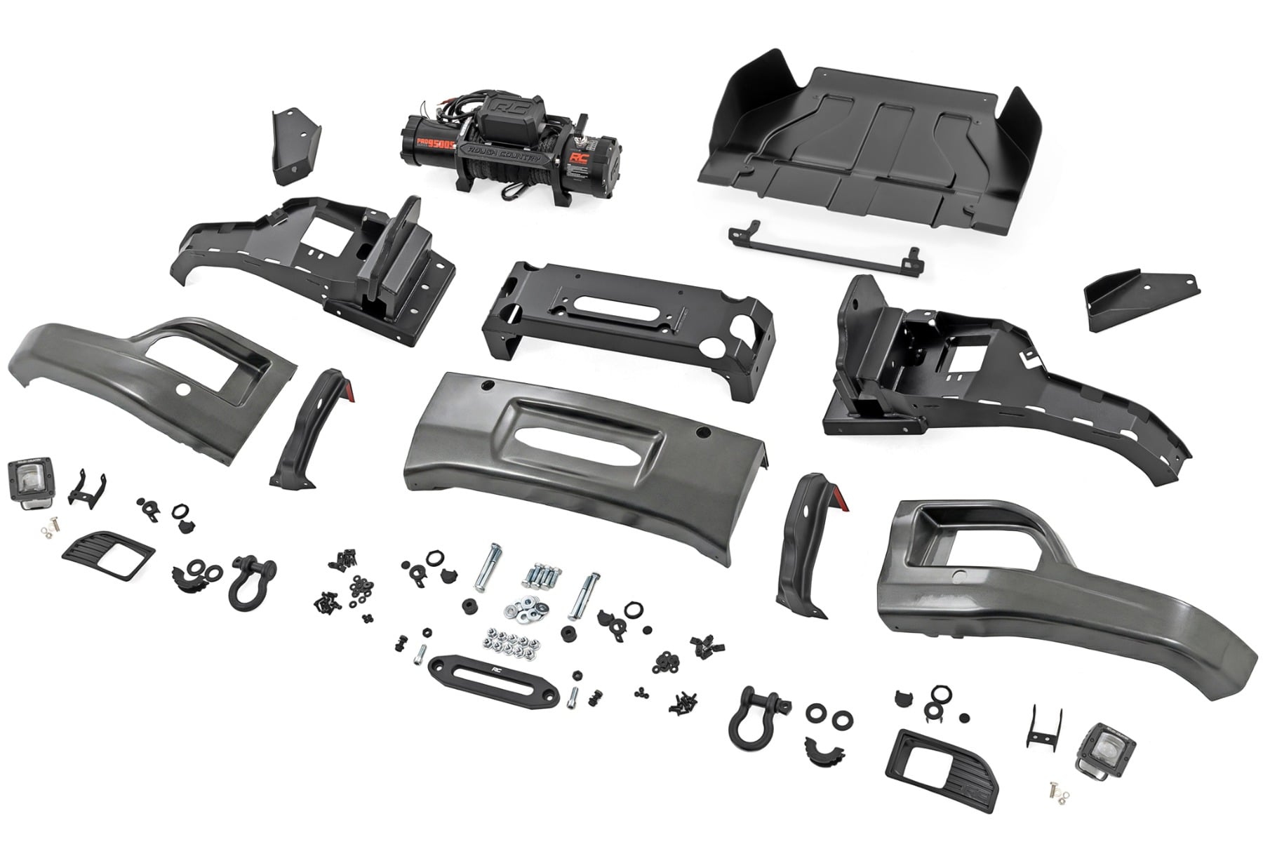 Front FXS Bumper | 12000S | G6M Dark Ash | Chevy Silverado 1500 2WD/4WD (2023-2026) - Image 6