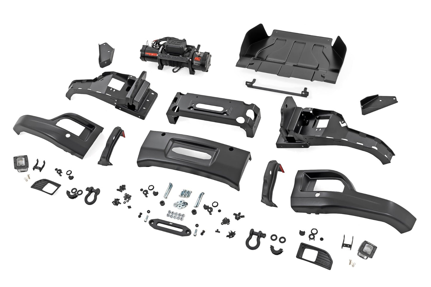 Front FXS Bumper | 12000S | GBA Black | Chevy Silverado 1500 2WD/4WD (2023-2026) - Image 6