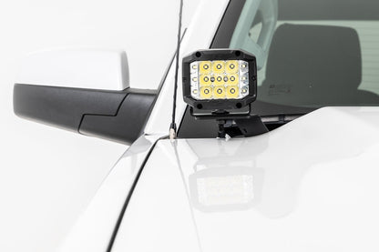 LED Ditch Light Kit | 2in Black Pair | Spot | Chevy/GMC 1500 (14-18 & Classic) - Image 2