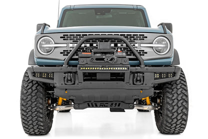 LED Light Kit | Fog Mount | Triple 2" Black Pair | Amber DRL | Ford Bronco (21-26) - Image 5