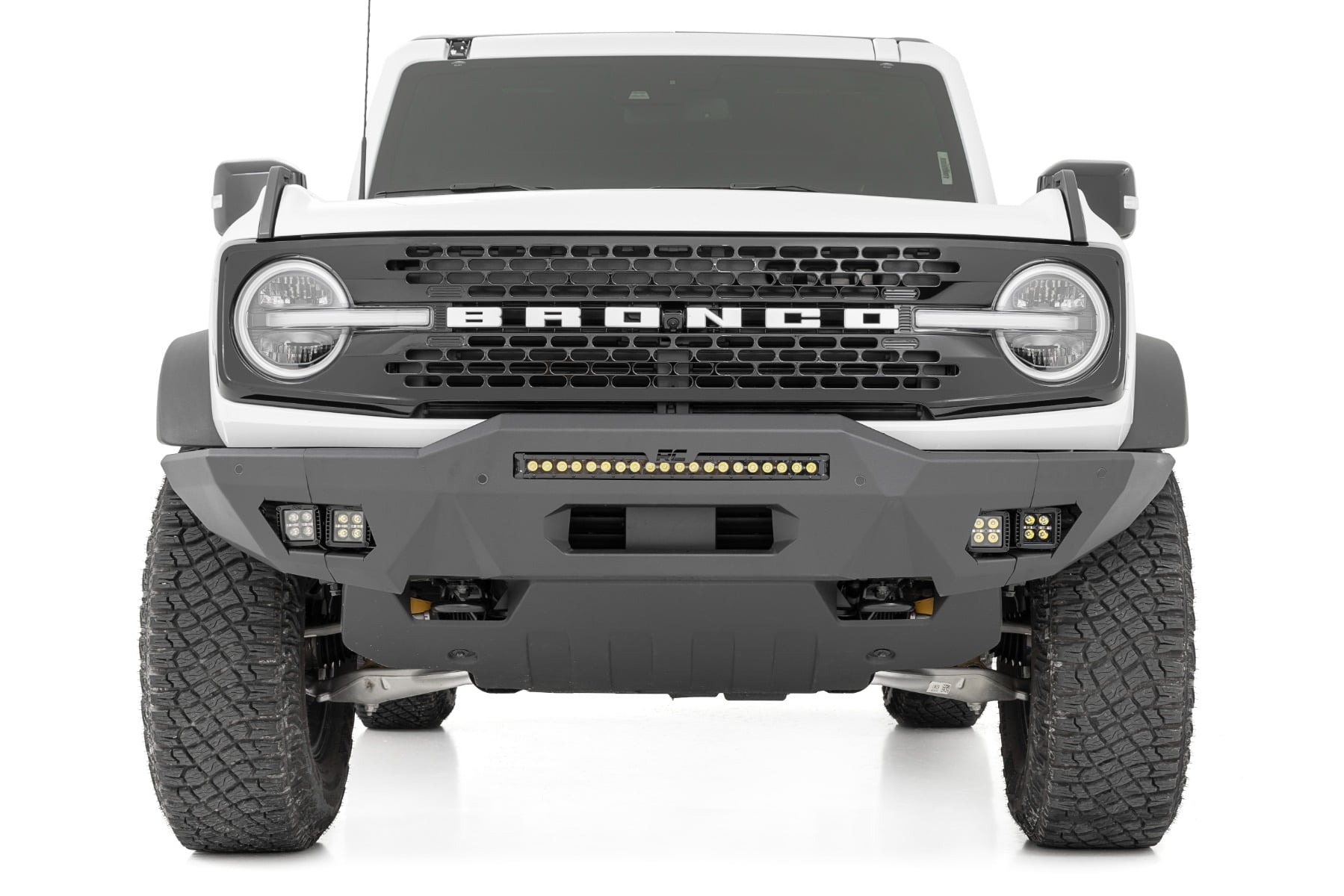 Front Bumper | Modular | Full Wings | Flood | Fog | Ford Bronco 4WD (21-26) - Image 2