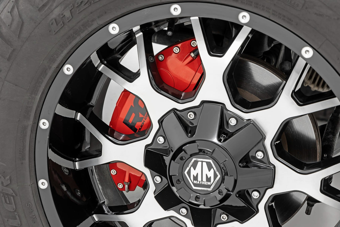 Caliper Covers | Front and Rear | Red | Chevy/GMC Sierra 1500 (19-26)/Silverado 1500 (19-26) - Image 2