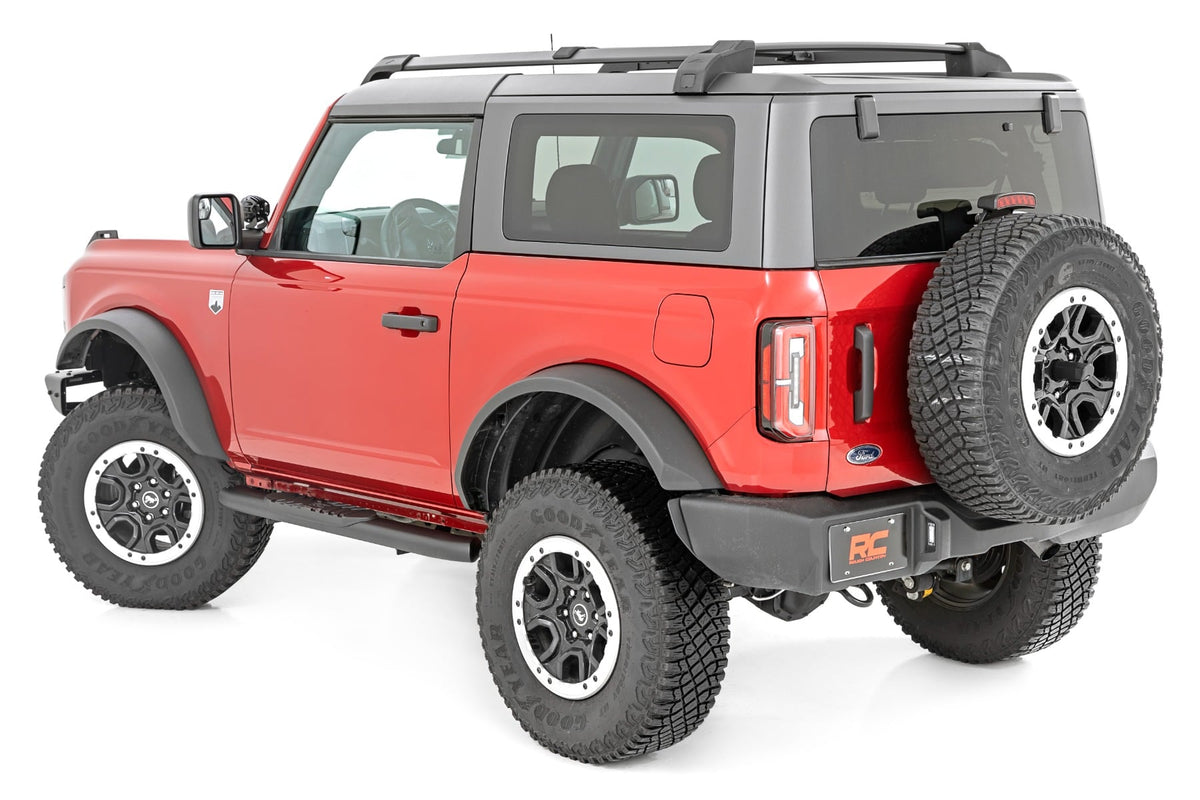 Oval Nerf Steps | 2-Door | Black | Ford Bronco (2 Door) 4WD (2021-2026) - Image 2